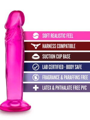 B Yours Sweet N' Small 6" Dildo With Suction Cup