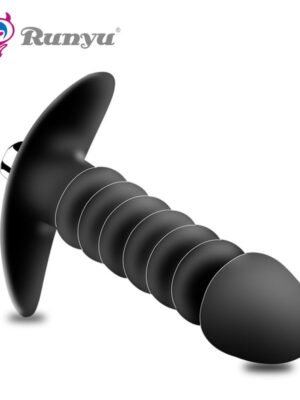 Waterproof Vibrating Anal Butt Plug Silicone Dildo Smooth Vaginal Vibrator Women Masturbator Intimate Goods Sex Toys For Adults